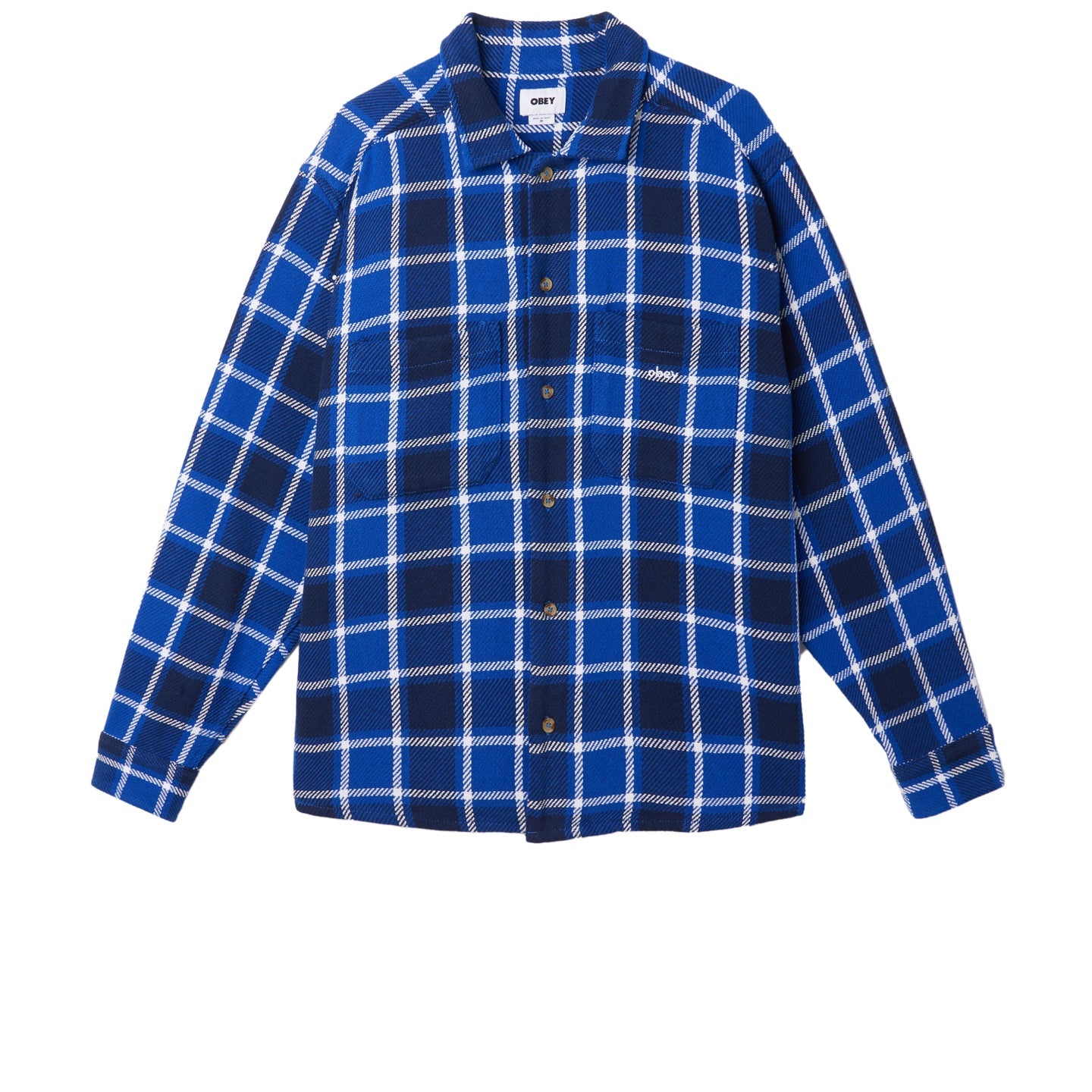 Bigwig Woven Plaid Shirt - Surf Blue