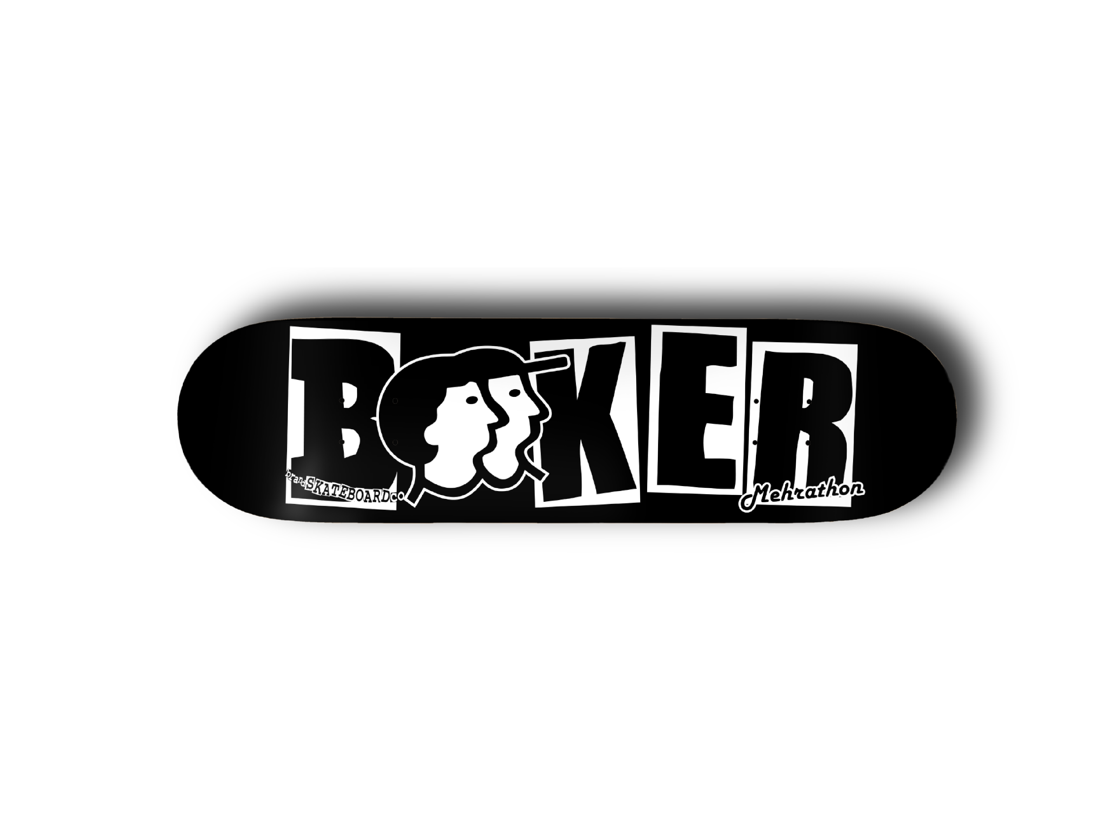 Brand Logo Deck - Black/White