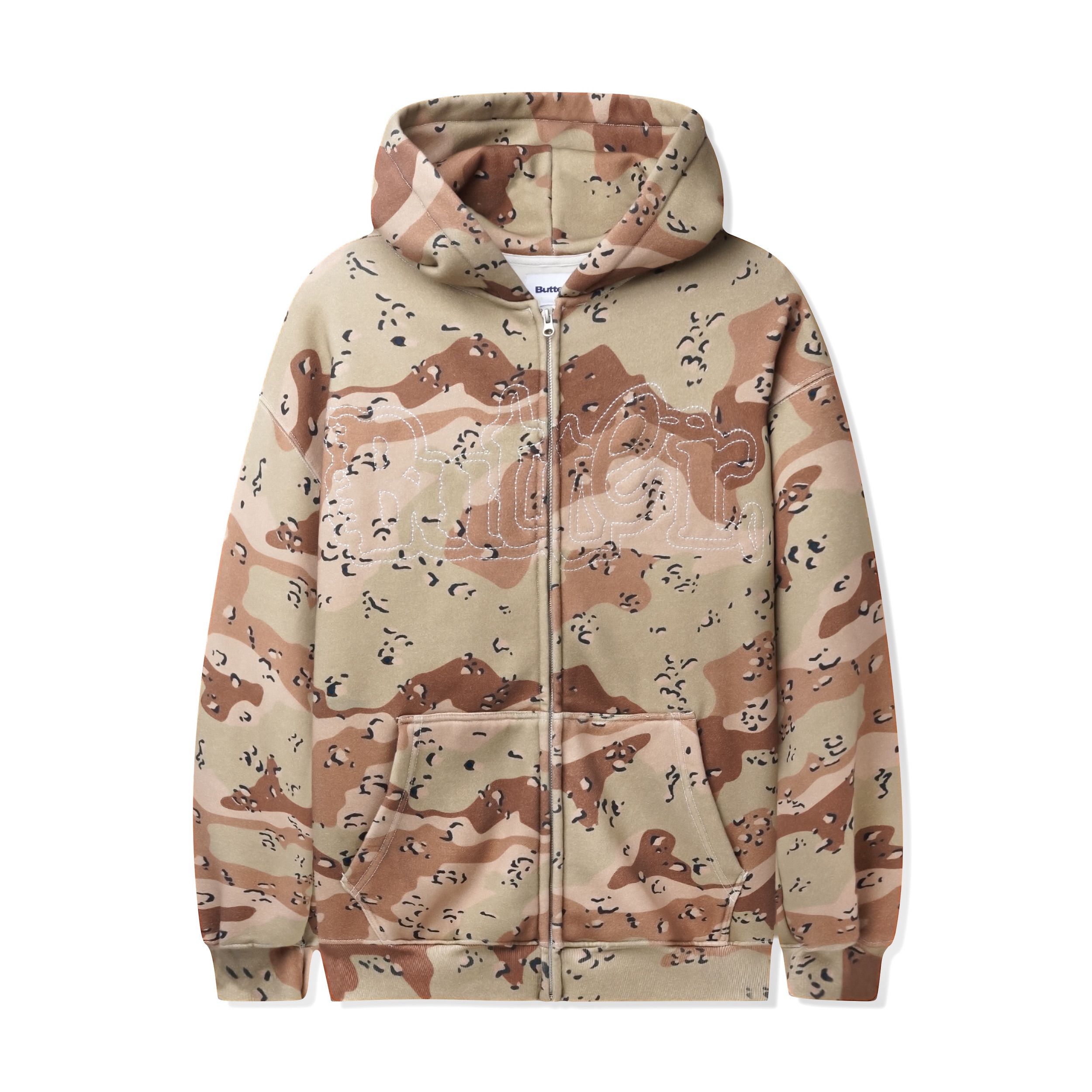 Breakdown Zip-Thru Hood - Desert Camo