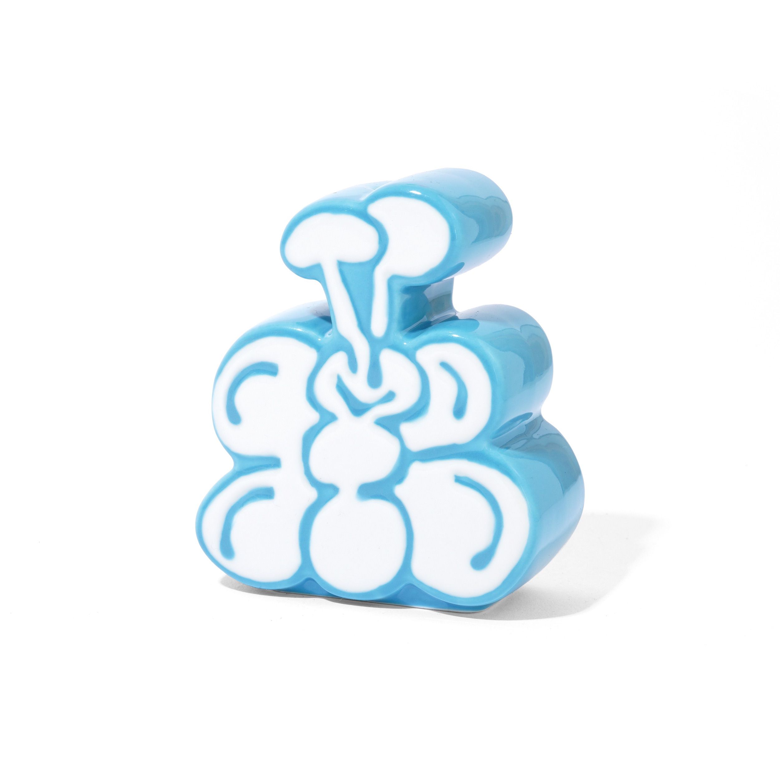 Bug Ceramic Incense Burner - White/Blue