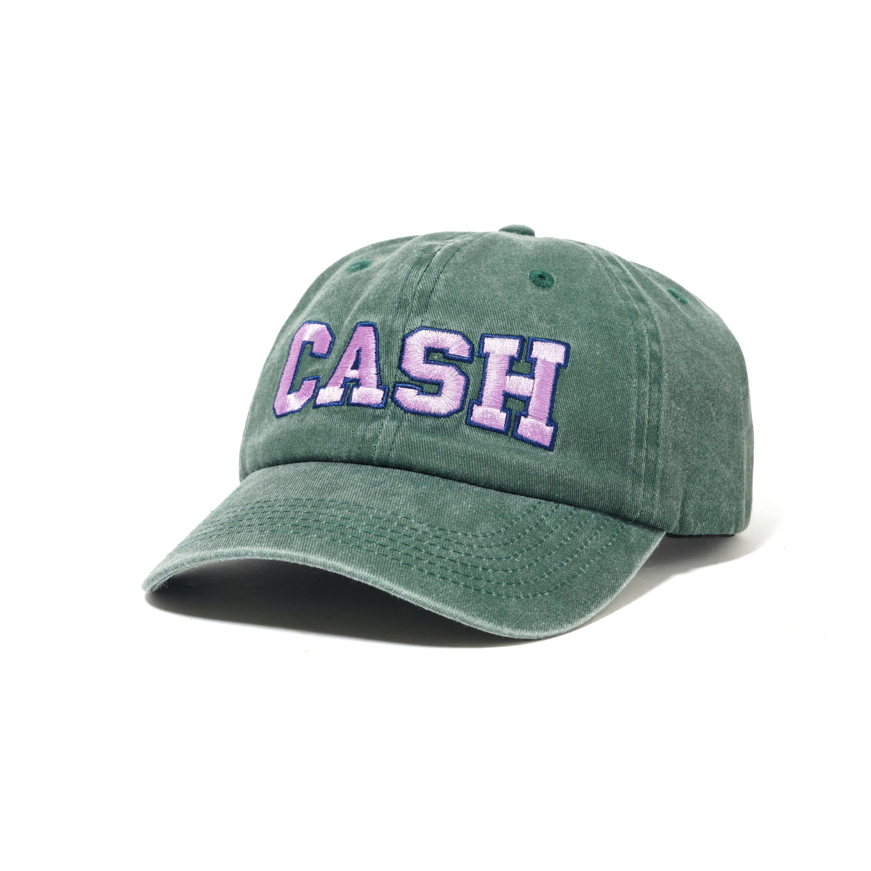 Campus 6 Panel Cap - Washed Forest