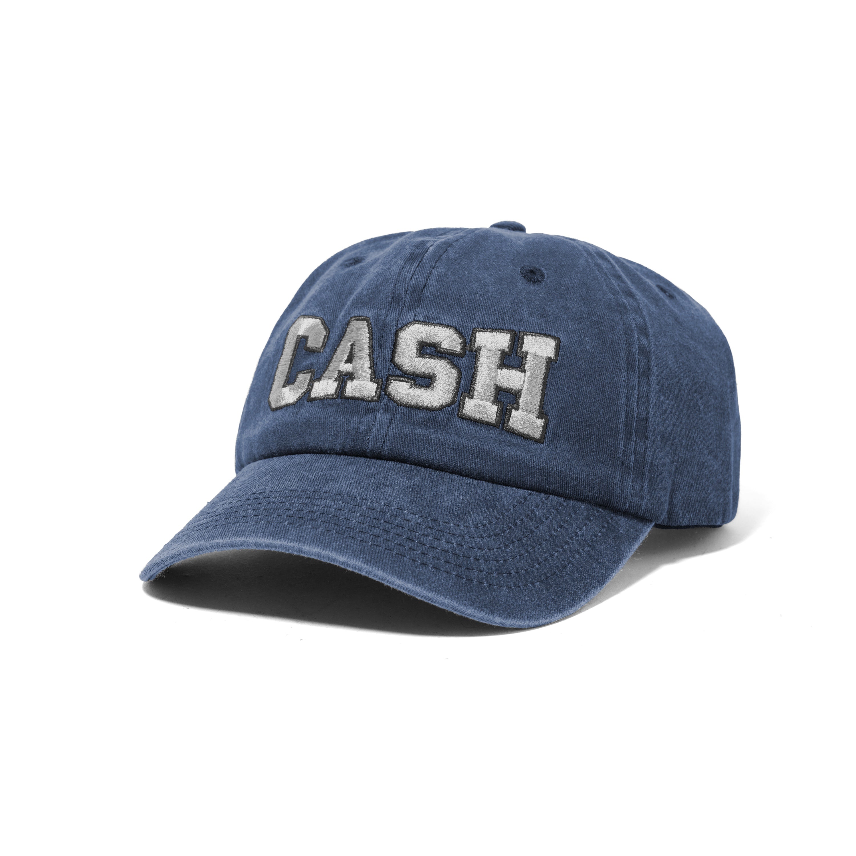 Campus 6 Panel Cap - Washed Navy