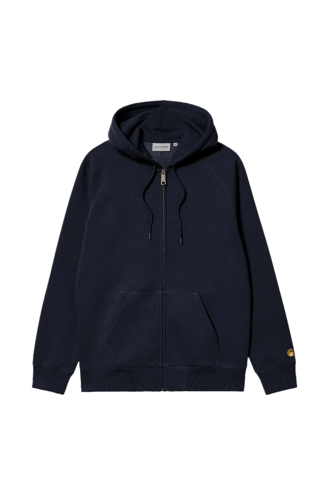 Heavy Chase Zip Hoodie - Dark Navy/Gold