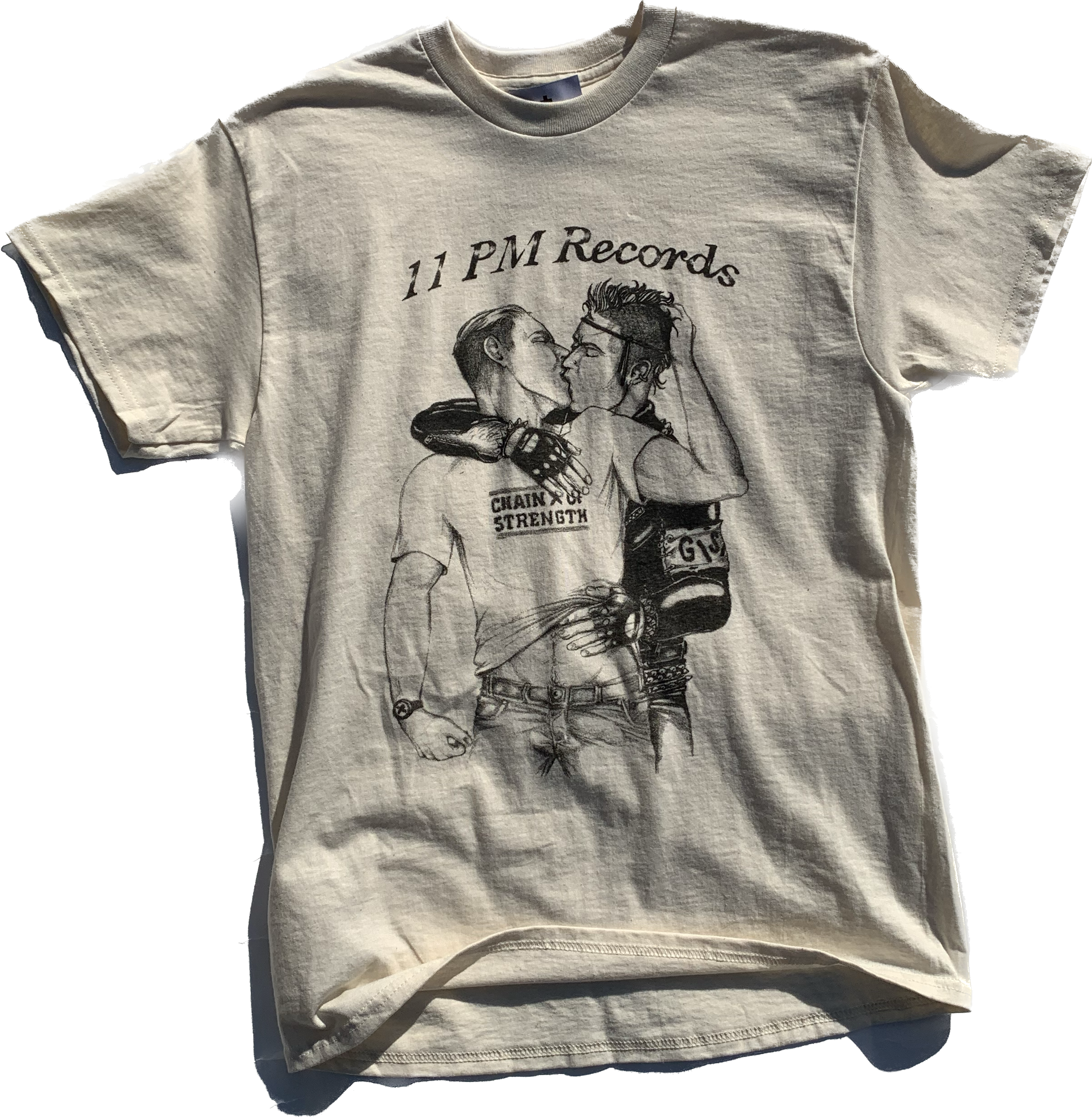 T-shirt 23h00 Records x LOPEZ - Crème 