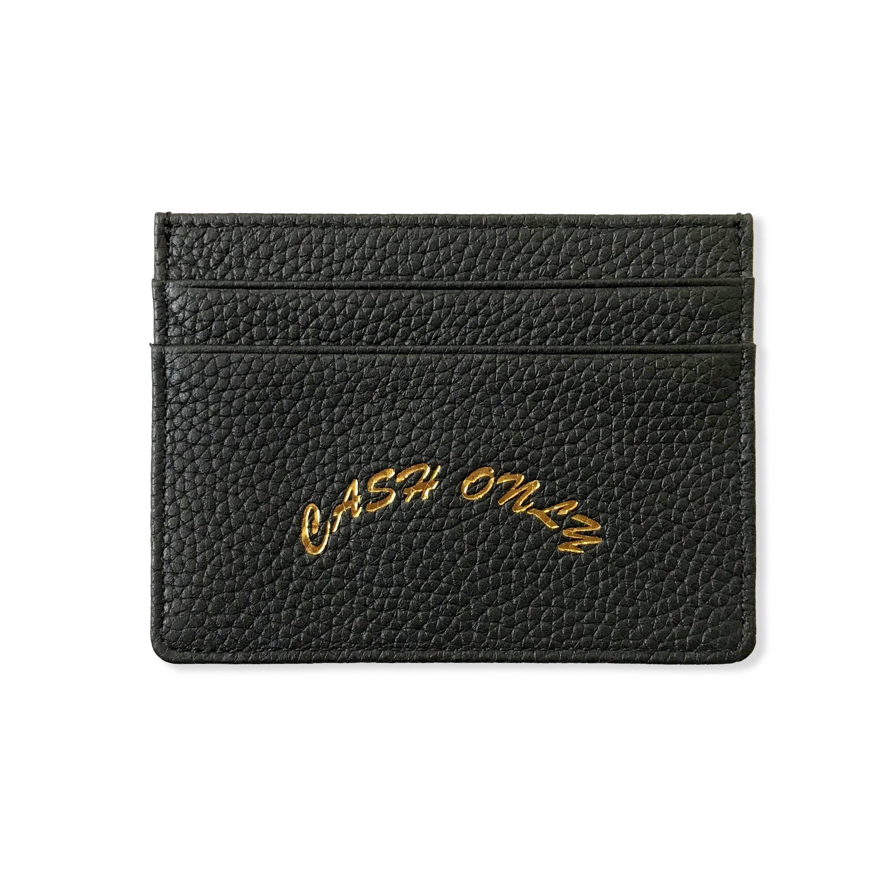 Leather Cardholder - Black