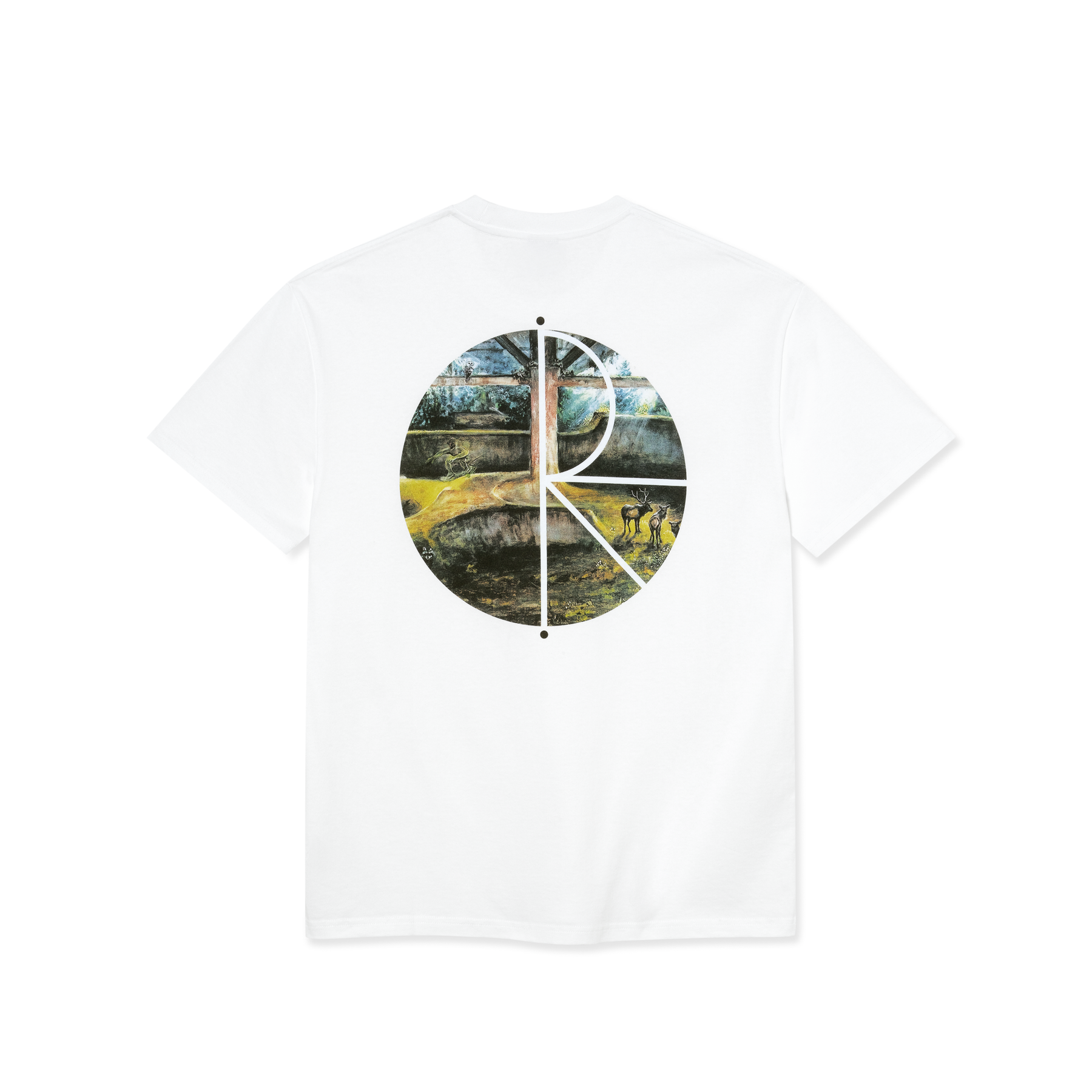 Fill Logo Tee - White