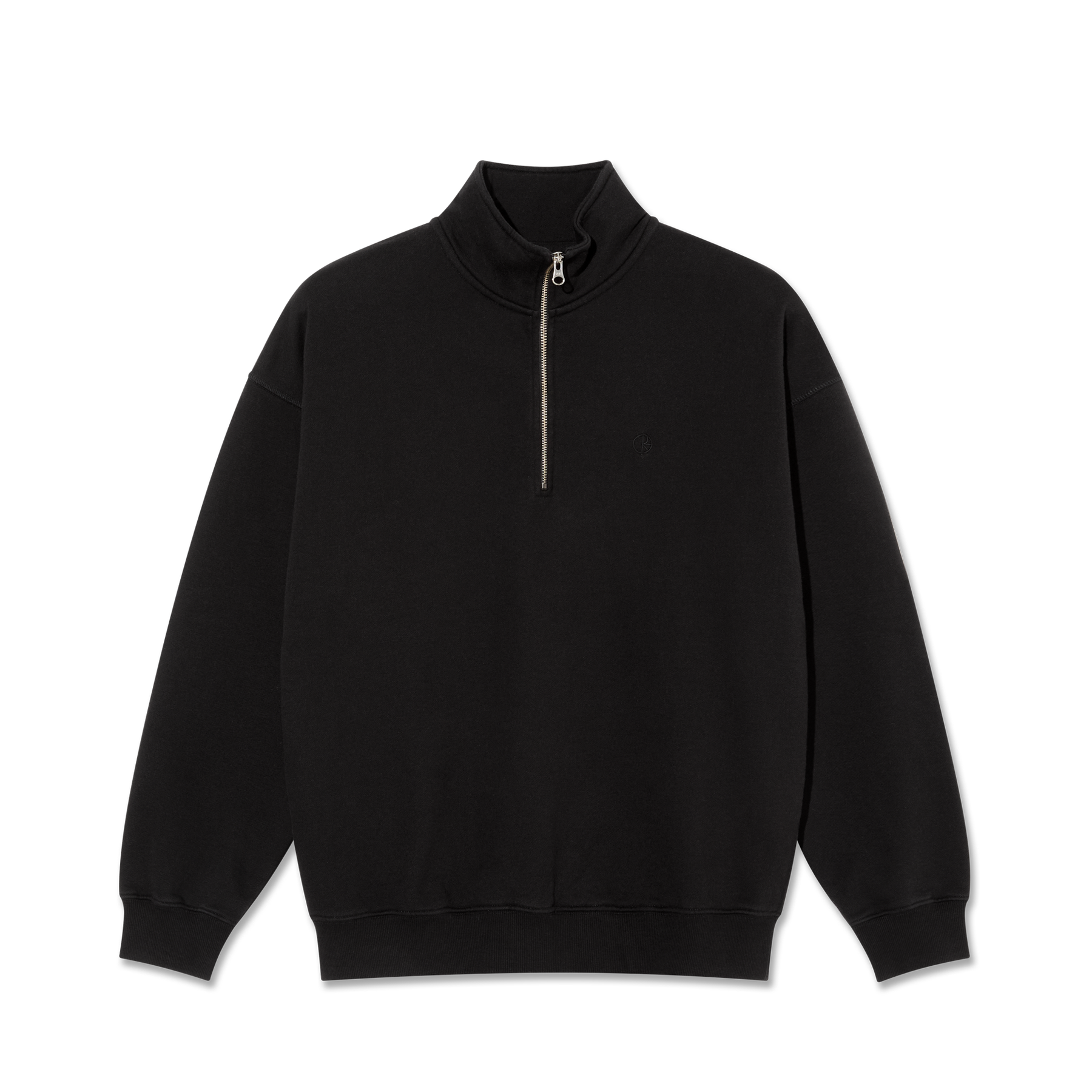 Frankie Half Zip Sweater - Black