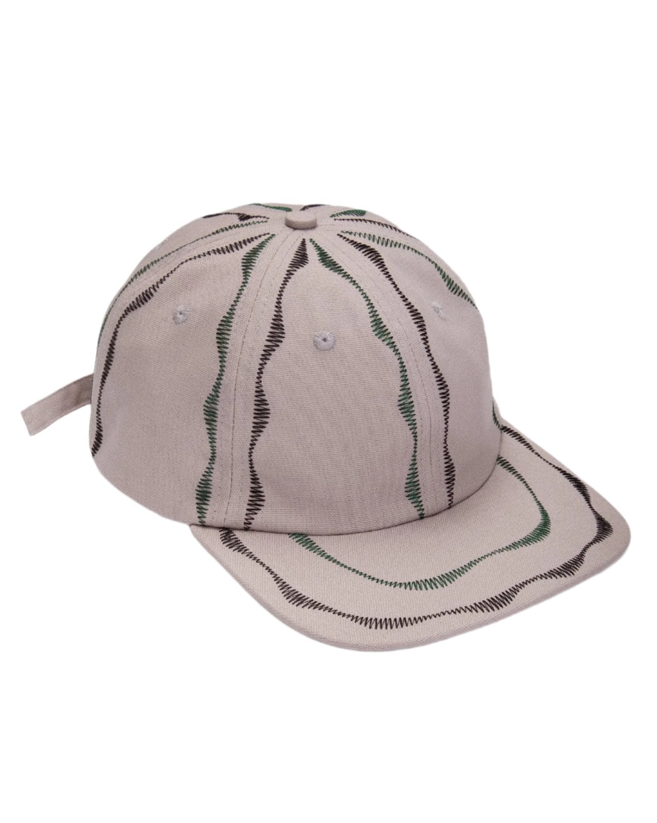 Pinwheel Welder's Stitch Hat - Grey/ Forest/ Black