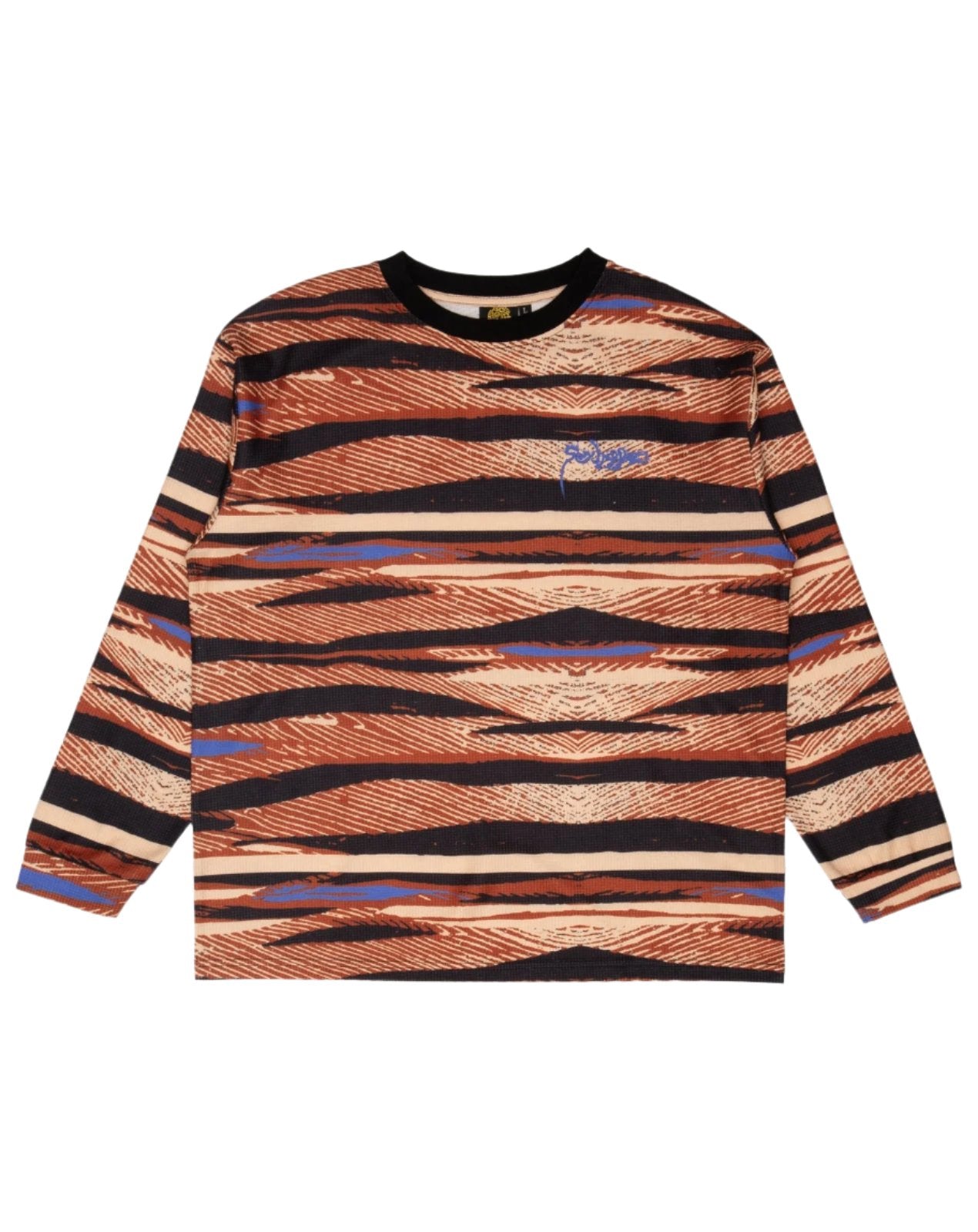 Sublimated Thermal Shirt - Tan/Black