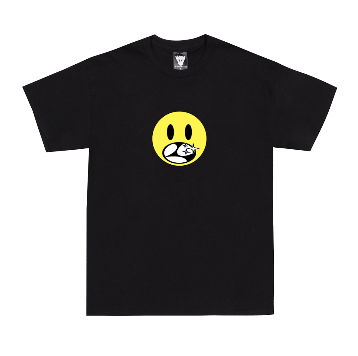 Happy Face Tee - Black