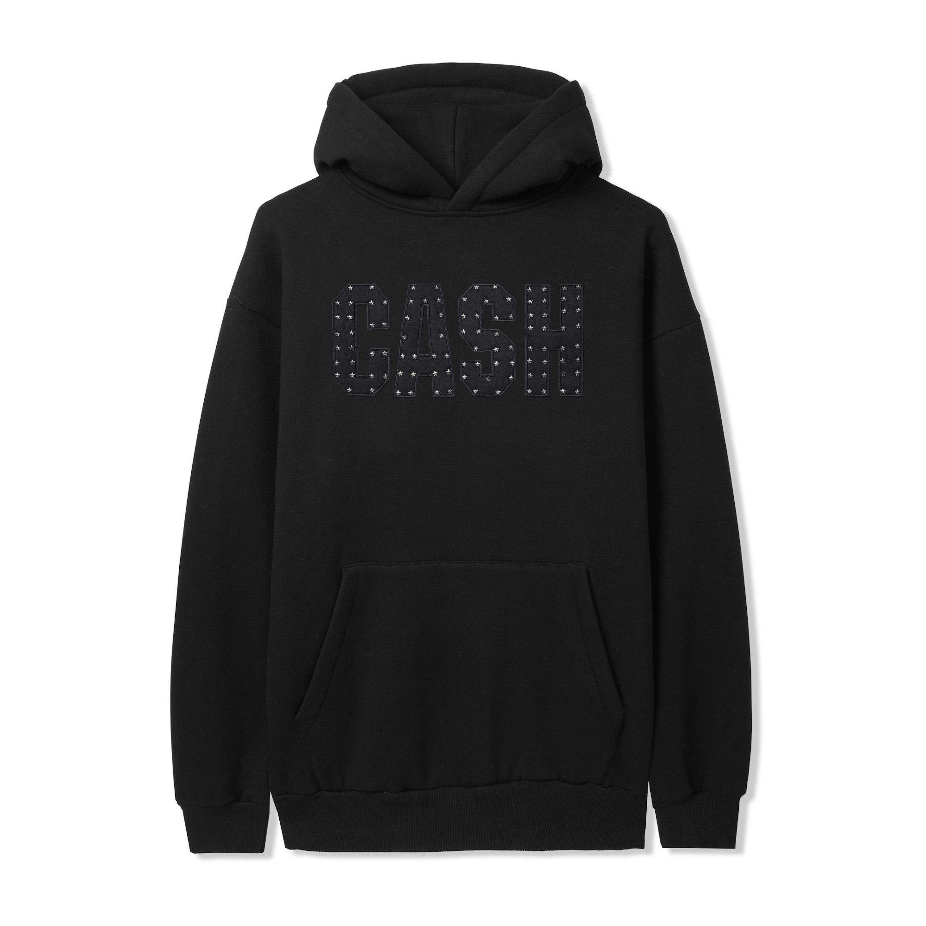 Stars Pullover Hoodie - Black