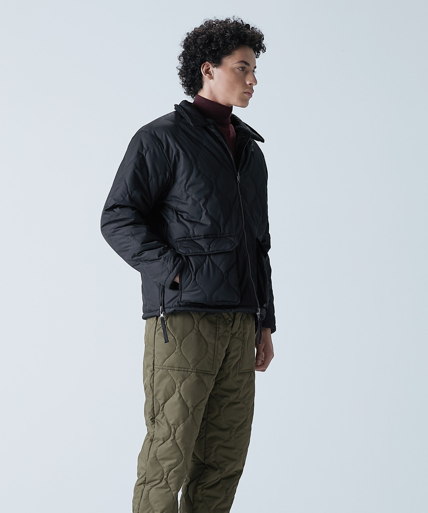 Military Reversible Down Jacket - Black – LOPEZ MTL