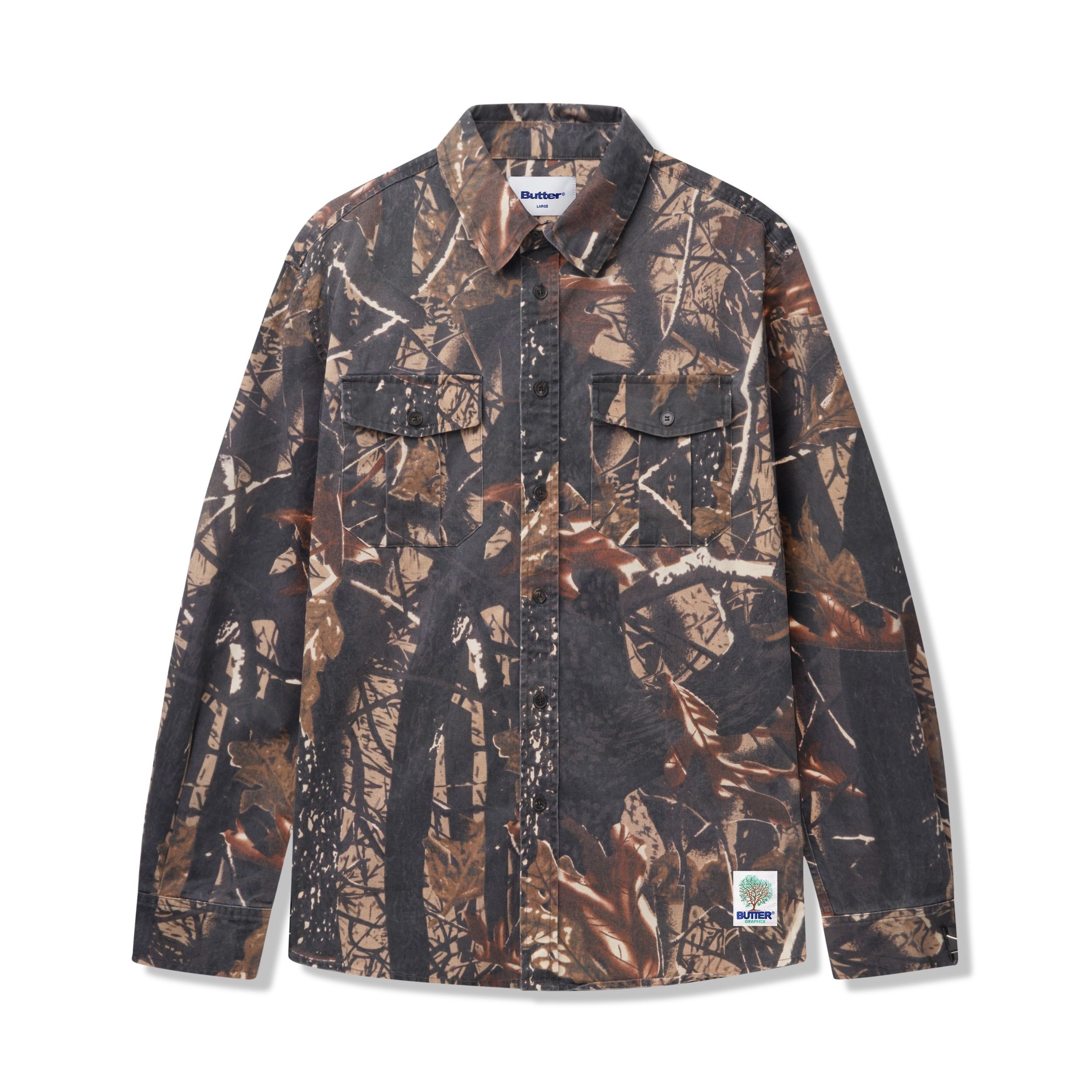 Washed Pocket Shirt - Camo