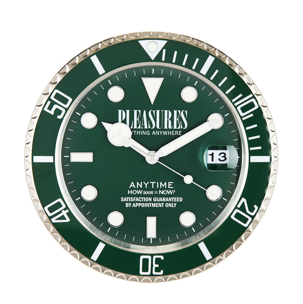 Pleasures Anytime Clock - Green