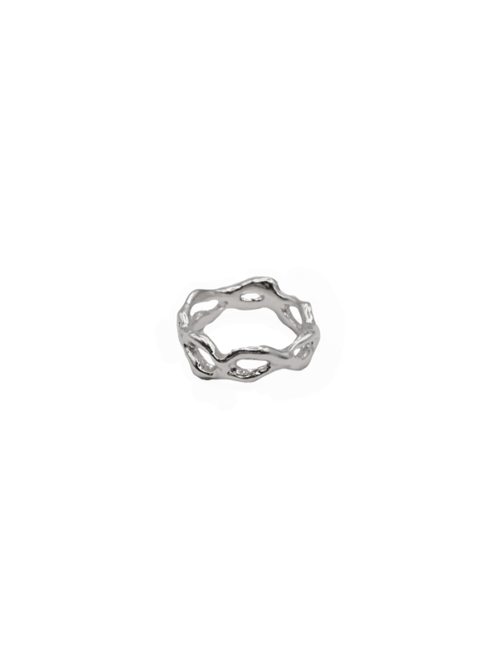 a larger ouvertures ring by marmo in sterling. 