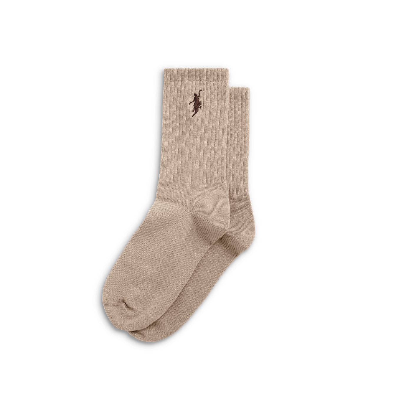 No Comply Socks - Sand/Brown