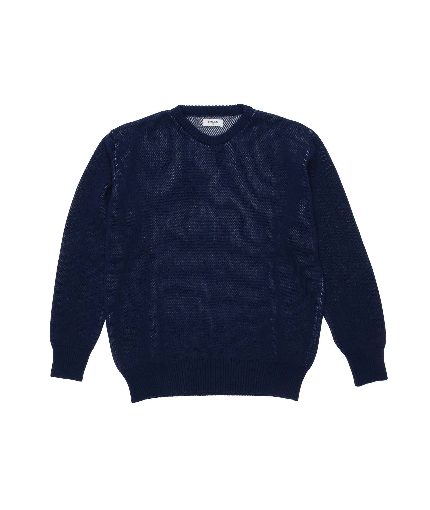 Elbow Logo Crew Knit - Navy